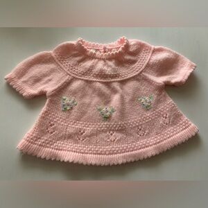 Pink Knitted Kids Top